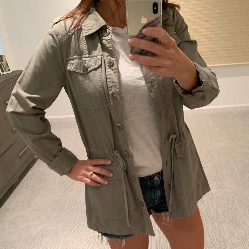 NWOT- Wearmaster/Madewell - Lt green khaki jacket